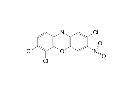 10-METHYL-3-NITRO-2,6,7-TRICHLOROPHENOXAZINE