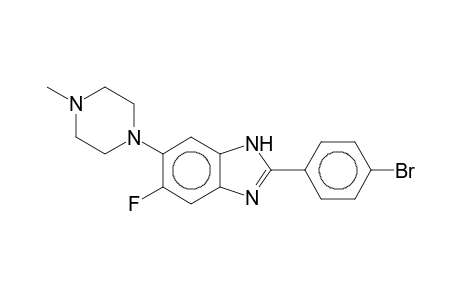 (1H)Benzimidazole, 2-(4-bromophenyl)-5-fluoro-6-(4-methylpiperazin-1-yl)-