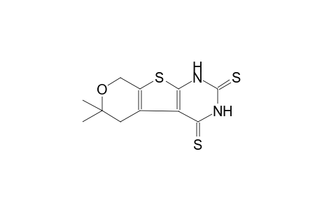2H-pyrano[4',3':4,5]thieno[2,3-d]pyrimidine-2,4(3H)-dithione, 1,5,6,8-tetrahydro-6,6-dimethyl-