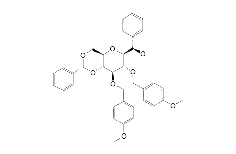 (1S)-2,6-ANHYDRO-1-PHENYL-3,4-BIS-O-(4-METHOXYBENZYL)-5,7-O-BENZYLIDENE-BETA-D-GLUCO-HEPTITOL