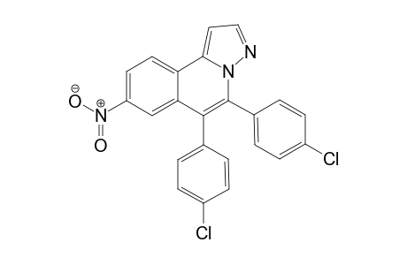 3,4-Bis(4-chlorophenyl)-6-nitropyrazolo[5,1-a]isoquinoline