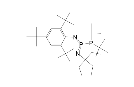 (Di-tert-butylphosphino)[(1,1-diethylpropyl)imino][2,4,6-tri-tert-butylphenyl)imino]phosphorane