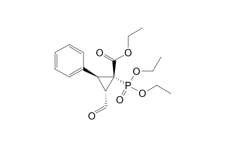 (+)-(1S,2S,3S)-ETYHL-1-(1-DIETHOXYPHOSPHORYL-2-FORMYL-3-PHENYL)-CYCLOPROPANE-CARBOXYLATE;MINOR-DIASTEREOISOMER