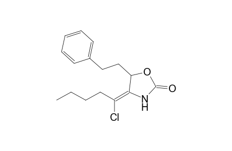 (4Z)-4-(1-chloropentylidene)-5-(2-phenylethyl)-1,3-oxazolidin-2-one