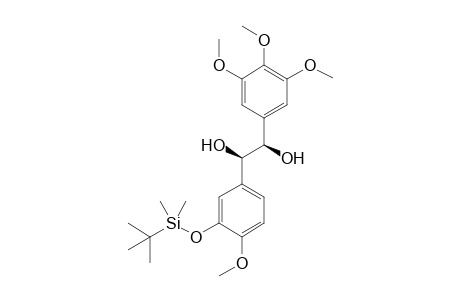 (1R,2R)1-[4-Methoxy-3-(tert-butyldimethylsiloxy)phenyl]-2-(3,4,5-trimethoxyphenyl)ethane-1,2-diol