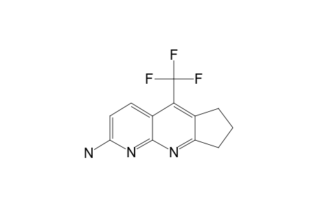 2-AMINO-5-TRIFLUOROMETHYL-7,8-DIHYDRO-6H-CYCLOPENTA-[B]-[1,8]-1,8-NAPHTHYRIDINE