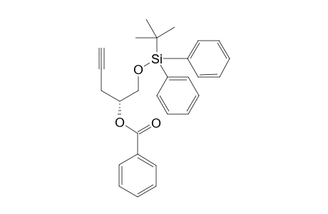 (R)-1-((tert-Butyldiphenylsilyl)oxy)pent-4-yn-2-yl benzoate