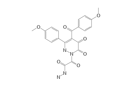[4-(4-METHOXYBENZOYL)-3-(4-METHOXYPHENYL)-5,6-DIOXO-5,6-DIHYDRO-2H-PYRIDAZINE-1-YL]-OXO-ACETIC-ACID-HYDRAZIDE