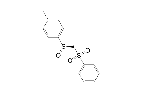 Benzene, 1-methyl-4-[[(phenylsulfonyl)methyl]sulfinyl]-, (S)-
