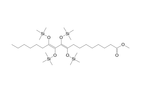 Tetrakis(trimethylsilyl)ether of 9,10,11,12-tetrahydroxy-trans-9-trans-11-octadecadienoic acid methyl ester