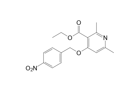 2,6-dimethyl-4-[(p-nitrobenzyl)oxy]nicotinic acid, ethyl ester