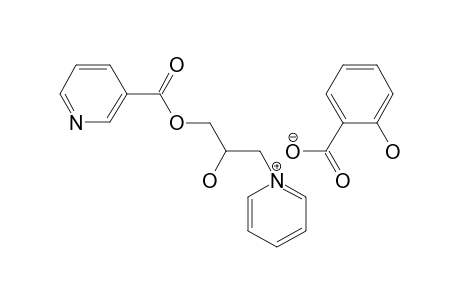 1-(2-HYDROXY-3-NICOTINOYLPROPYL)-PYRIDINIUM-2-HYDROXYBENZOATE