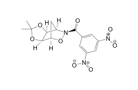 (+/-)-exo-cis-3-(3,5-Dinitrobenzoyl)-5,6-O-isopropylidene-2-oxa-3-azabicyclo[2.2.1]heptane-5,6-diol