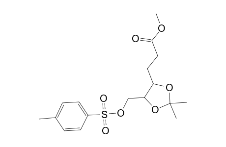 (4S,5S)-2,2-DIMETHYL-4-TOSYLOXYMETHYL-5-METHOXYCARBONYLETHYL-1,3-DIOXOLANE