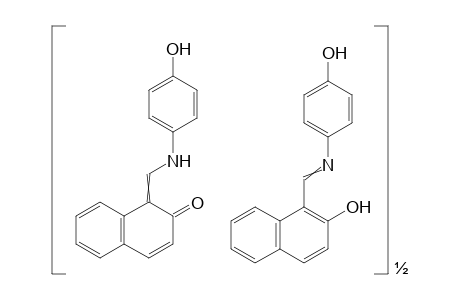 1-[N-(p-hydroxyphenyl)formimidoyl]-2-naphthol