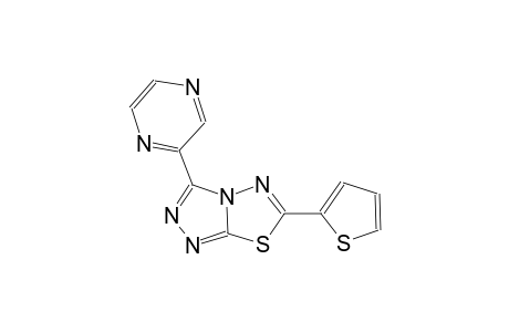 [1,2,4]Triazolo[3,4-b][1,3,4]thiadiazole, 3-(2-pyrazinyl)-6-(2-thienyl)-