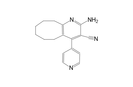 2-amino-4-(4-pyridinyl)-5,6,7,8,9,10-hexahydrocycloocta[b]pyridine-3-carbonitrile