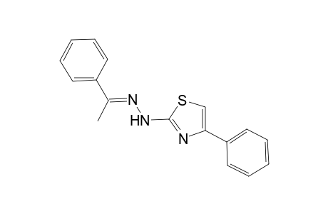 (E)-4-Phenyl-2-[2-(1-phenylethylidene)hydrazinyl]thiazole