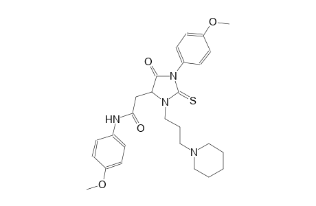 4-imidazolidineacetamide, N,1-bis(4-methoxyphenyl)-5-oxo-3-[3-(1-piperidinyl)propyl]-2-thioxo-