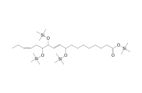 (10E,15Z)-9,12,13-Trihydroxyoctadeca-10,15-dienoic acid, 4tms derivative