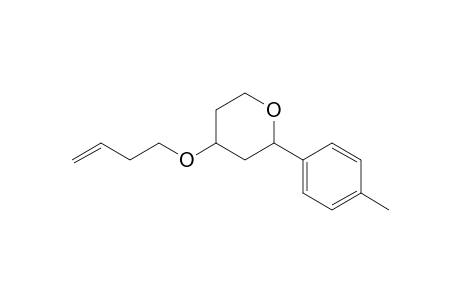 2-(4-Methylphenyl)-4-(3-butenoxy)tetrahydropyran