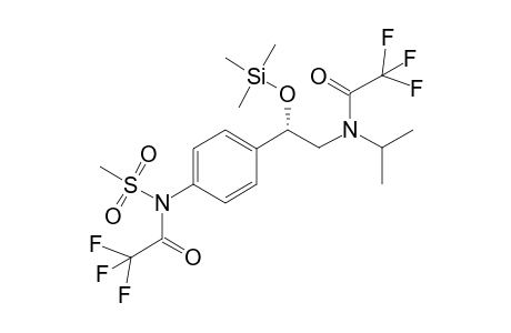 O-(trimethylsilyl)-N-(trifluoroacetyl)sotalol