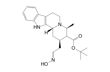 2beta-[2-(Hydroxyimino)ethyl]-4beta-methyl-1,2,3,4,6,7,12,12bbeta-octahydroindolo[2,3-a]quinolizin-3-carboxylic acid tert-butyl ester