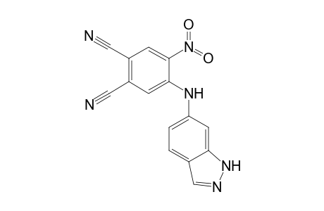 1,2-Benzenedicarbonitrile, 4-(1H-indazol-6-ylamino)-5-nitro-