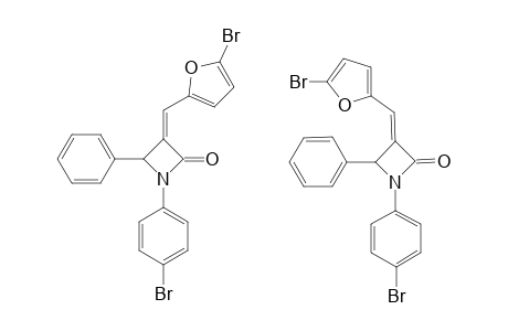 (Z/E)-3-(5-BROMOFURAN-2-YLMETHYLENE)-1-(4-BROMOPHENYL)-4-PHENYLAZETIDIN-2-ONE