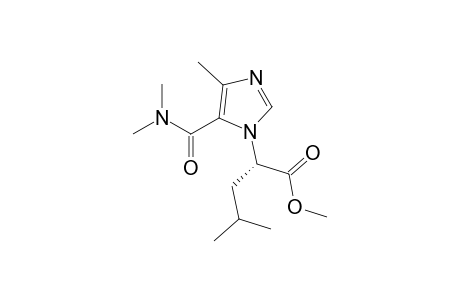 (S)-2-(5-Dimethylcarbamoyl-4-methyl-imidazol-1-yl)-4-methyl-pentanoic acid methyl ester