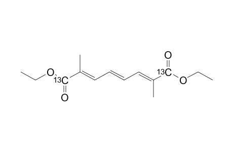 (1,8-(C-13))-DIETHYL-2,7-DIMETHYLOCTA-2,4,6-TRIENE-1,8-OATE