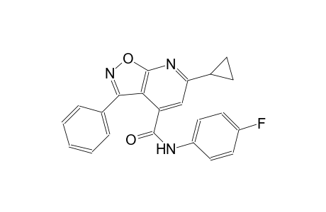 isoxazolo[5,4-b]pyridine-4-carboxamide, 6-cyclopropyl-N-(4-fluorophenyl)-3-phenyl-