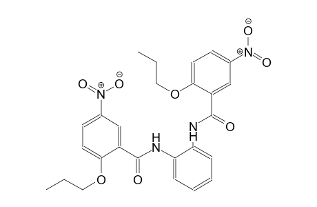 5-nitro-N-{2-[(5-nitro-2-propoxybenzoyl)amino]phenyl}-2-propoxybenzamide