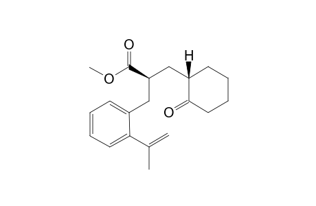 Methyl (2SR)-2-(2-Isopropenylbenzyl)-3-[(1RS)-2-oxocyclohexyl]propanoate