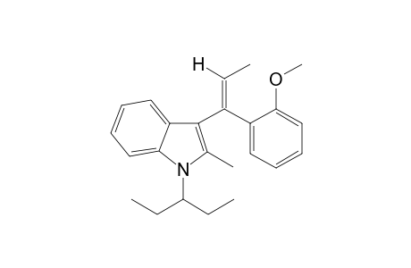 3-(1-(2-Methoxyphenyl)-1-propen-1-yl)-2-methyl-1-(pent-3-yl)-1H-indole II