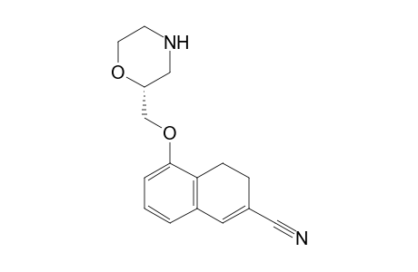 (R,S)-2-[[(2-Cyano-3,4-dihydro-5-naphthyl)oxy]methyl]morpholine