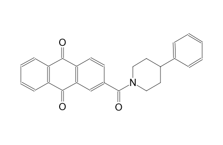 2-[(4-Phenyl-1-piperidinyl)carbonyl]anthra-9,10-quinone