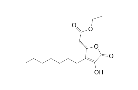 (2Z)-Ethyl 2-[4-Hydroxy-3-heptyl-5-oxofuran-2(5H)-ylidene]acetate