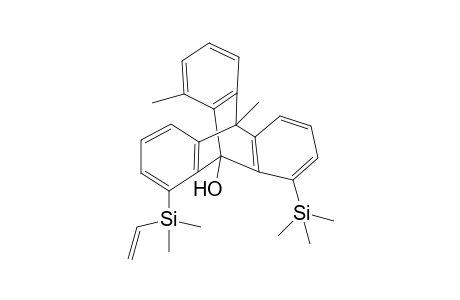 10,13-dimethyl-1-dimethylvynylsilyl-9-hydroxy-8-trimethylsilyltriptycene