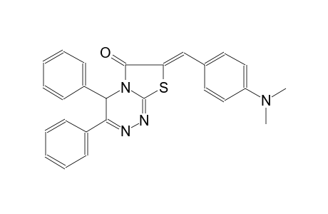 4H-thiazolo[2,3-c][1,2,4]triazin-6(7H)-one, 7-[[4-(dimethylamino)phenyl]methylene]-3,4-diphenyl-, (7Z)-