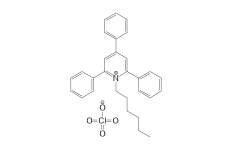 1-hexyl-2,4,6-triphenylpyridinium perchlorate
