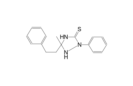 5-Methyl-2-phenyl-5-(2-phenylethyl)-1,2,4-triazolidine-3-thione
