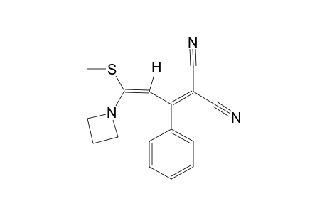 5-(AZETIDINYL)-2-CYANO-5-METHYLTHIO-3-PHENYL-PENTA-2,4-DIENE-NITRILE
