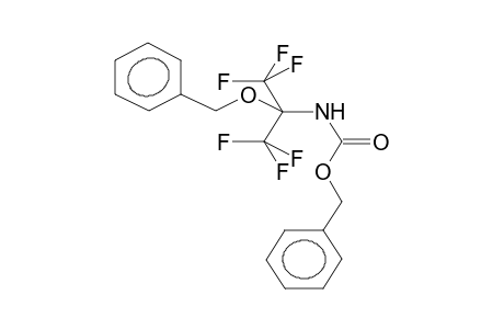 N-(2-BENZYLOXYHEXAFLUOROPROP-2-YL)CARBAMINIC ACID, BENZYL ESTER