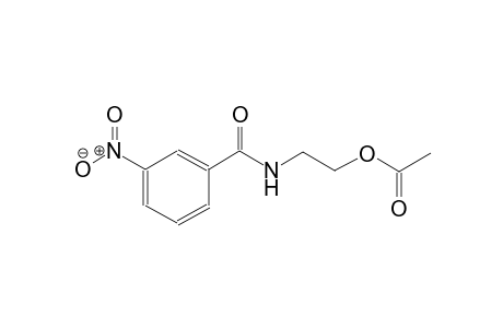 benzamide, N-[2-(acetyloxy)ethyl]-3-nitro-