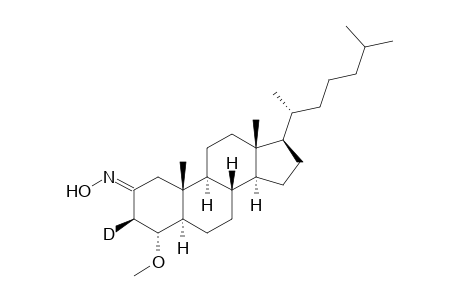 (3S,4R,5R,8S,9S,10R,13R,14S,17R)-3-deuterio-17-[(1R)-1,5-dimethylhexyl]-4-methoxy-10,13-dimethyl-1,3,4,5,6,7,8,9,11,12,14,15,16,17-tetradecahydrocyclopenta[a]phenanthren-2-one oxime