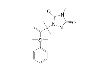 1-[2-(DIMETHYLPHENYLSILYL)-1,1-DIMETHYL-2-PROPENYL]-4-METHYL-1,2,4-TRIAZOLIDINE-3,5-DIONE