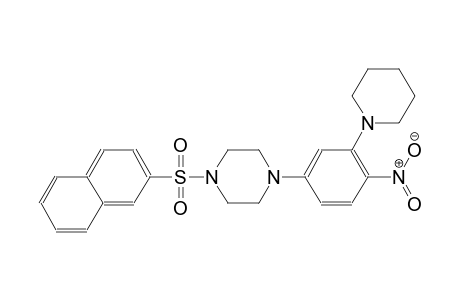 piperazine, 1-(2-naphthalenylsulfonyl)-4-[4-nitro-3-(1-piperidinyl)phenyl]-