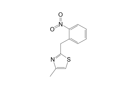4-Methyl-2-(2-nitrobenzyl)thiazole
