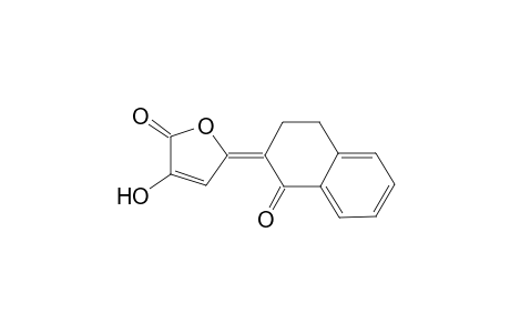 2-(3-Hydroxy-2-oxodihydrofuran-5-ylidene)bicyclo[4.4.0]deca-5,7,9-trien-1-one